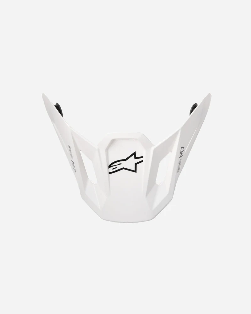 Visière Alpinestars Supertech M7 Solid ece06 - Blanc Brillant