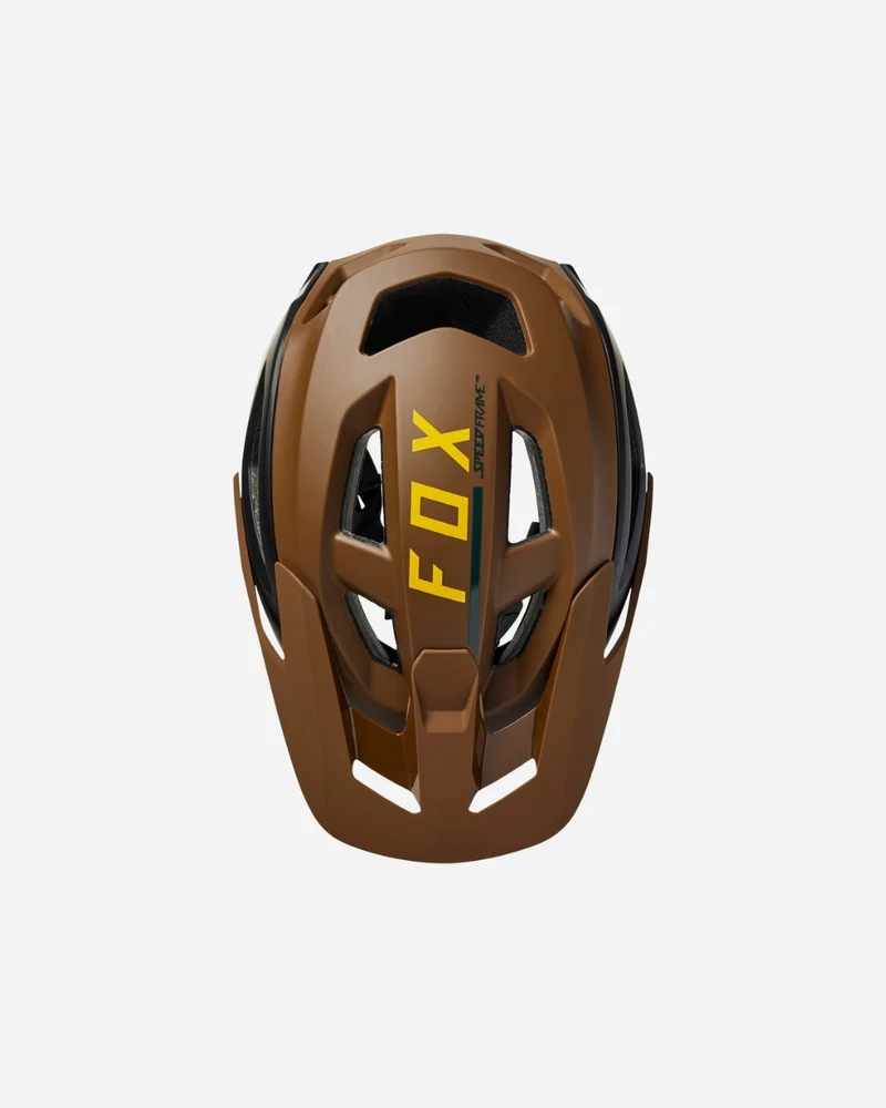 Casque Fox Racing Speedframe Pro Blocked - Brun