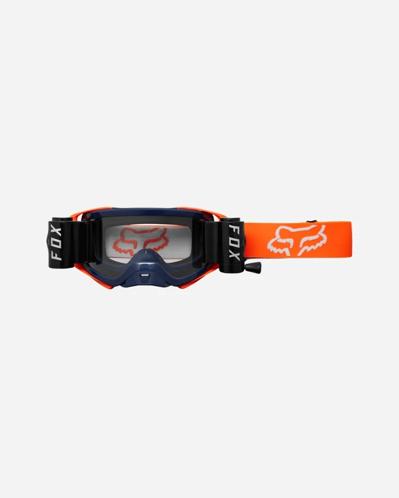 Masque Roll Off Fox Racing Airspace Stray - Bleu/Orange