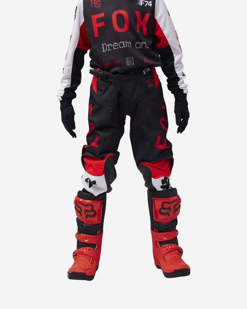 Pantalon Jeunes Fox Racing 180 Race Spec - Rouge fluo