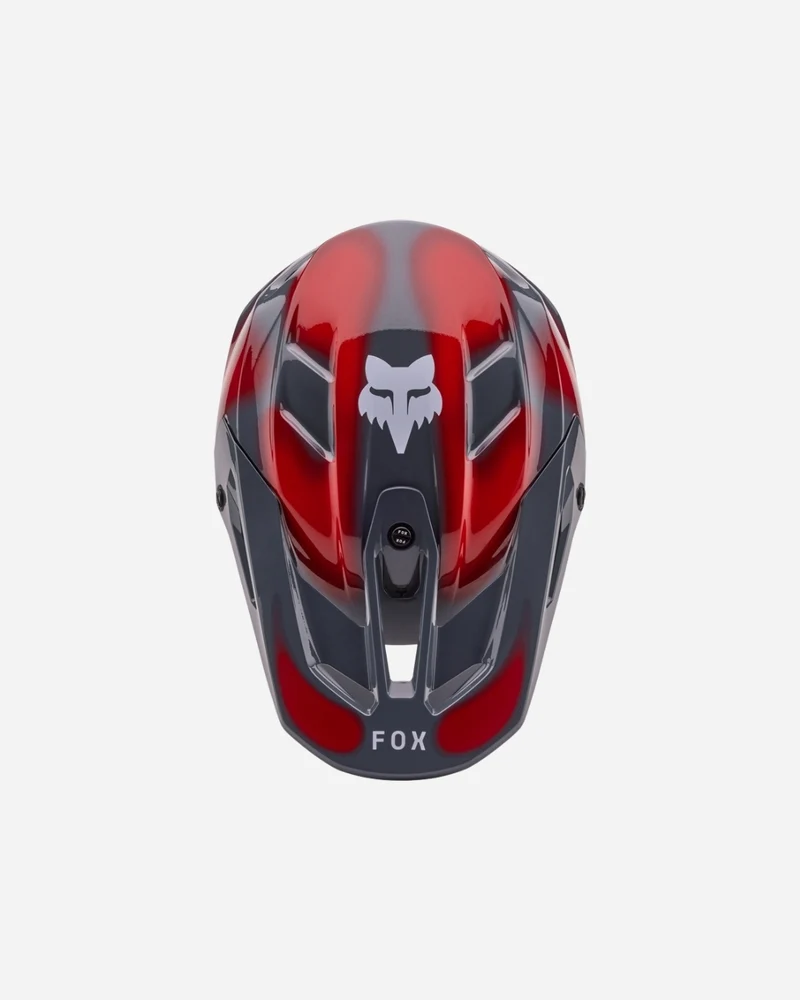 Visière Fox Racing V1 Interfere - Gris/Rouge
