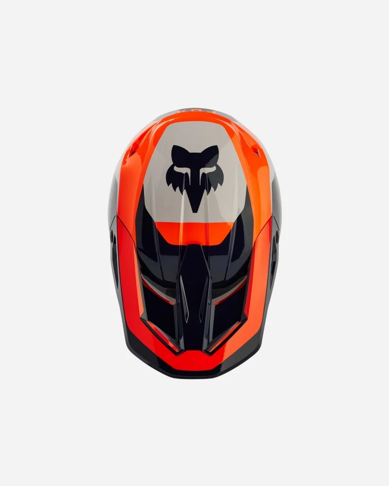 Visière Jeunes Fox Racing V1 Nitro - Orange fluo