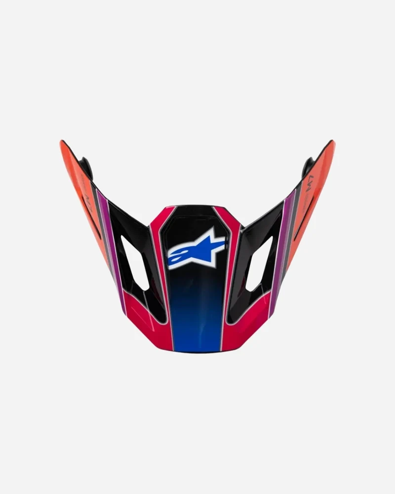 Visière Alpinestars Supertech M7 Fuse ece06 - Bleu/Violet/Rose Brillant