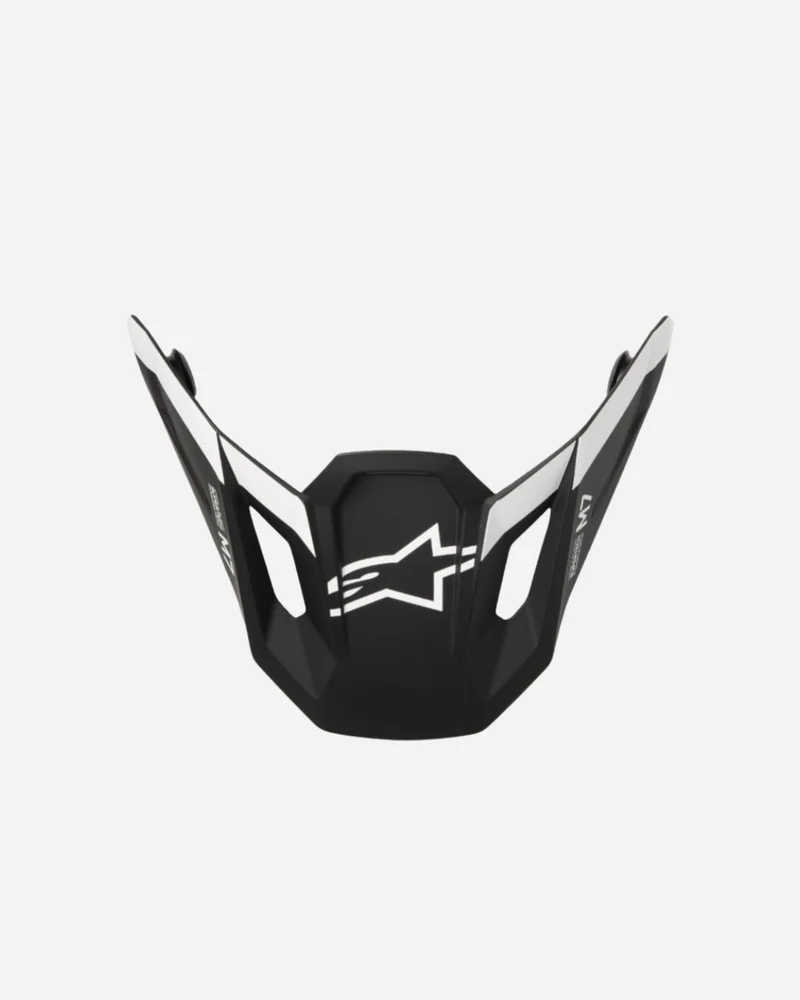 Visière Alpinestars Supertech M7 Dasher ece06 - Noir/Blanc Mat