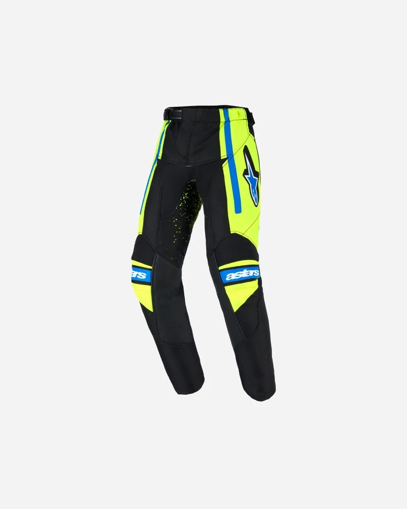 Pantalon enfant Alpinestars Racer Nomur - Marine foncé/Jaune Fluo/Bleu UCLA