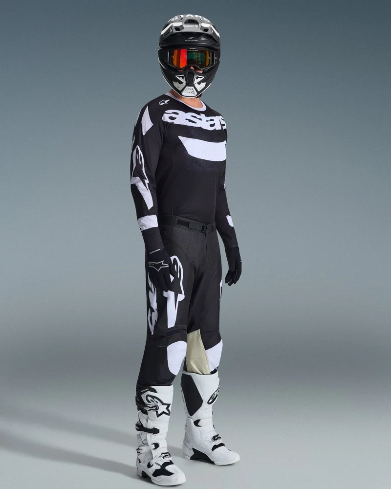 Pantalon Alpinestars Racer Air Riway - Noir/Blanc