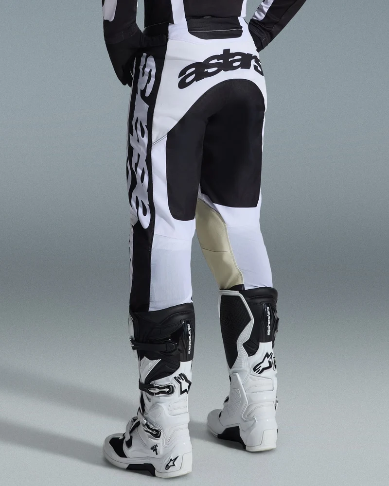 Pantalon Alpinestars Racer Riway - Blanc/Noir