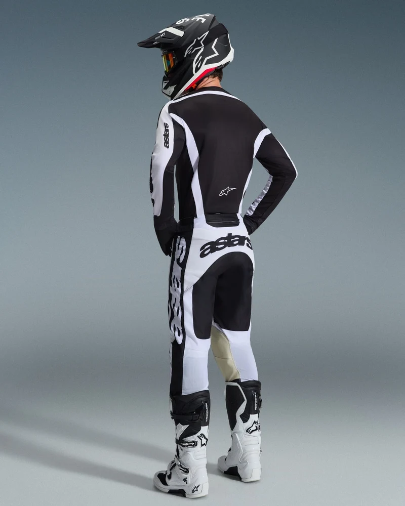 Pantalon Alpinestars Racer Riway - Blanc/Noir