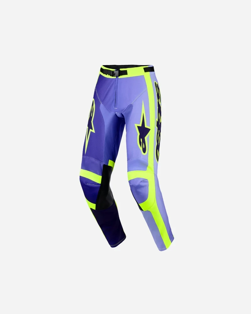 Pantalon Alpinestars Racer Portl - Violet/Jaune Fluo