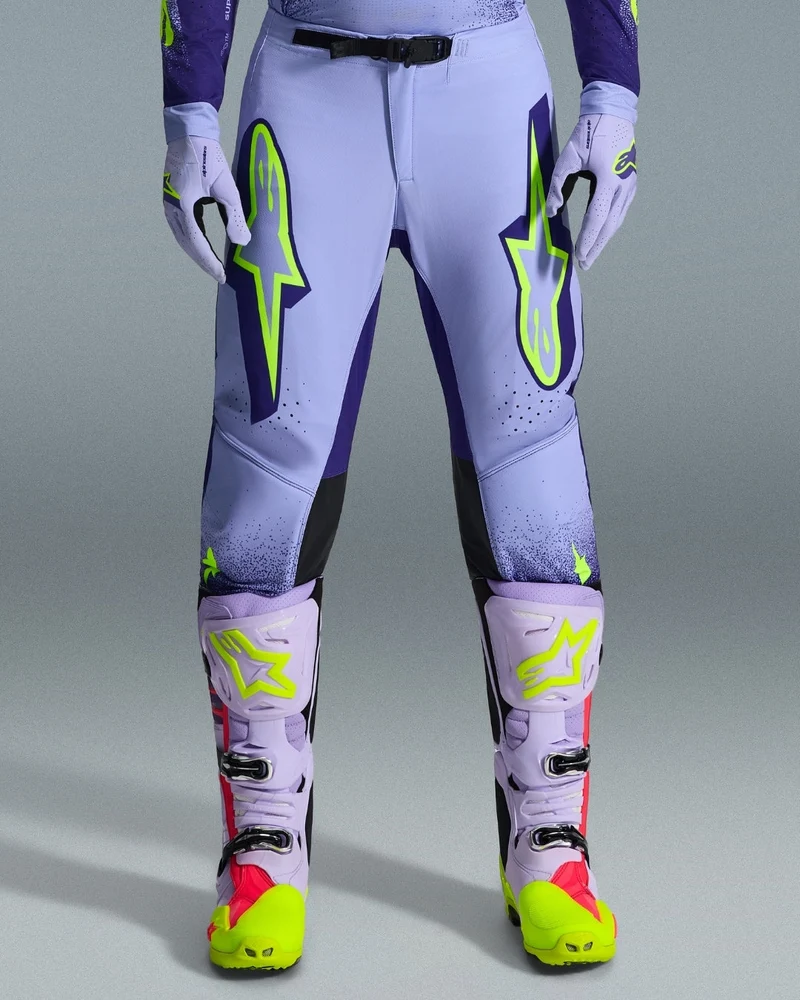 Pantalon Alpinestars Supertech Scenz - Violet/Marine foncé