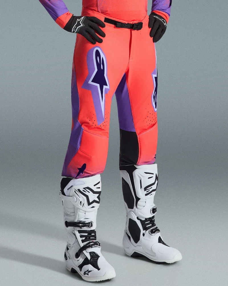 Pantalon Alpinestars Supertech Scenz - Orange Fluo/Violet