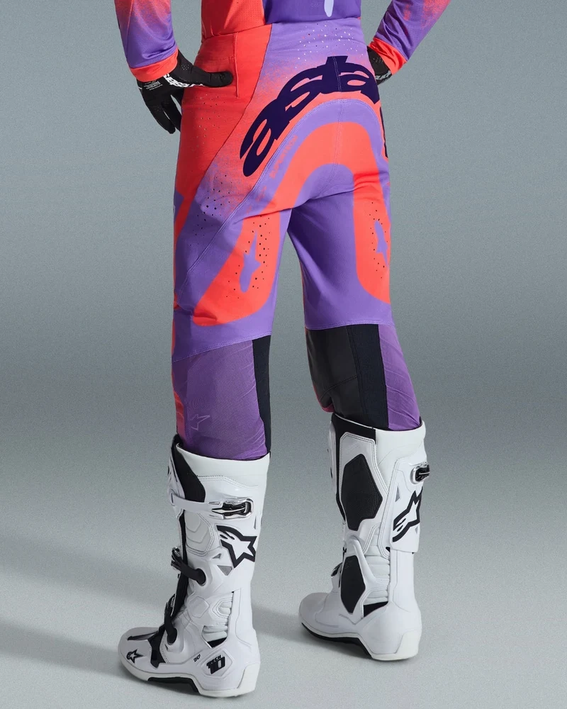 Pantalon Alpinestars Supertech Scenz - Orange Fluo/Violet
