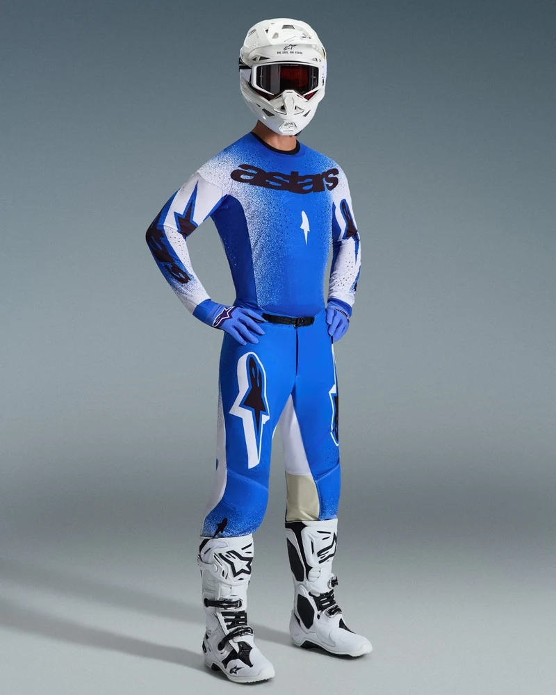 Pantalon Alpinestars Supertech Scenz - Bleu UCLA/Blanc