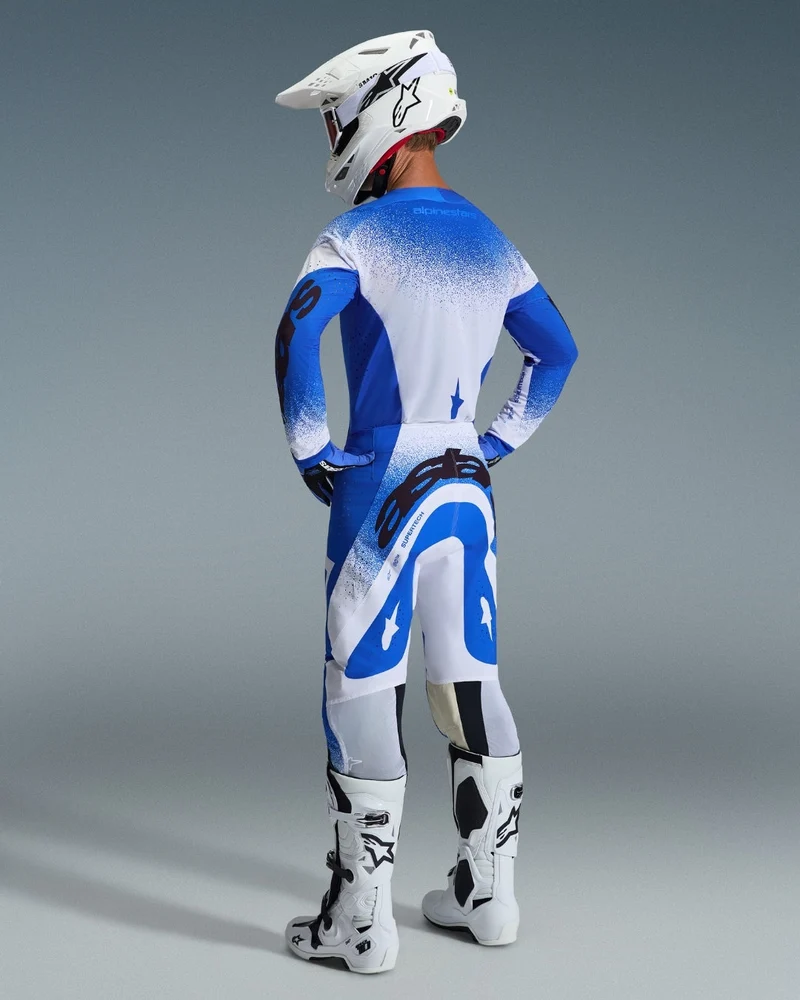 Pantalon Alpinestars Supertech Scenz - Bleu UCLA/Blanc