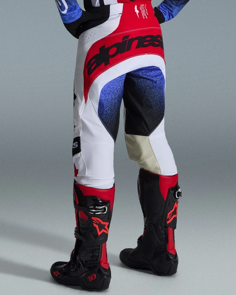 Pantalon Alpinestars Techstar Knif - Noir/Blanc/Rouge