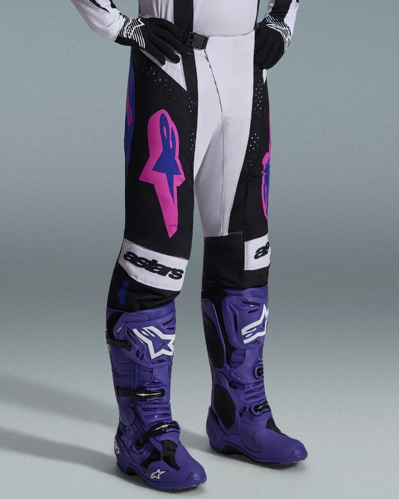 Pantalon Alpinestars Techstar Knif - Noir/Gris clair/Violet