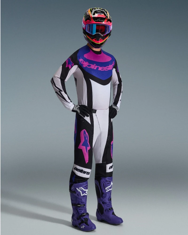 Pantalon Alpinestars Techstar Knif - Noir/Gris clair/Violet