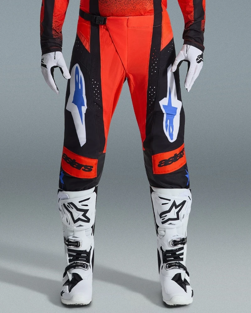 Pantalon Alpinestars Techstar Knif - Orange/Noir/Bleu UCLA