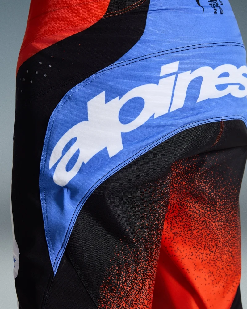 Pantalon Alpinestars Techstar Knif - Orange/Noir/Bleu UCLA