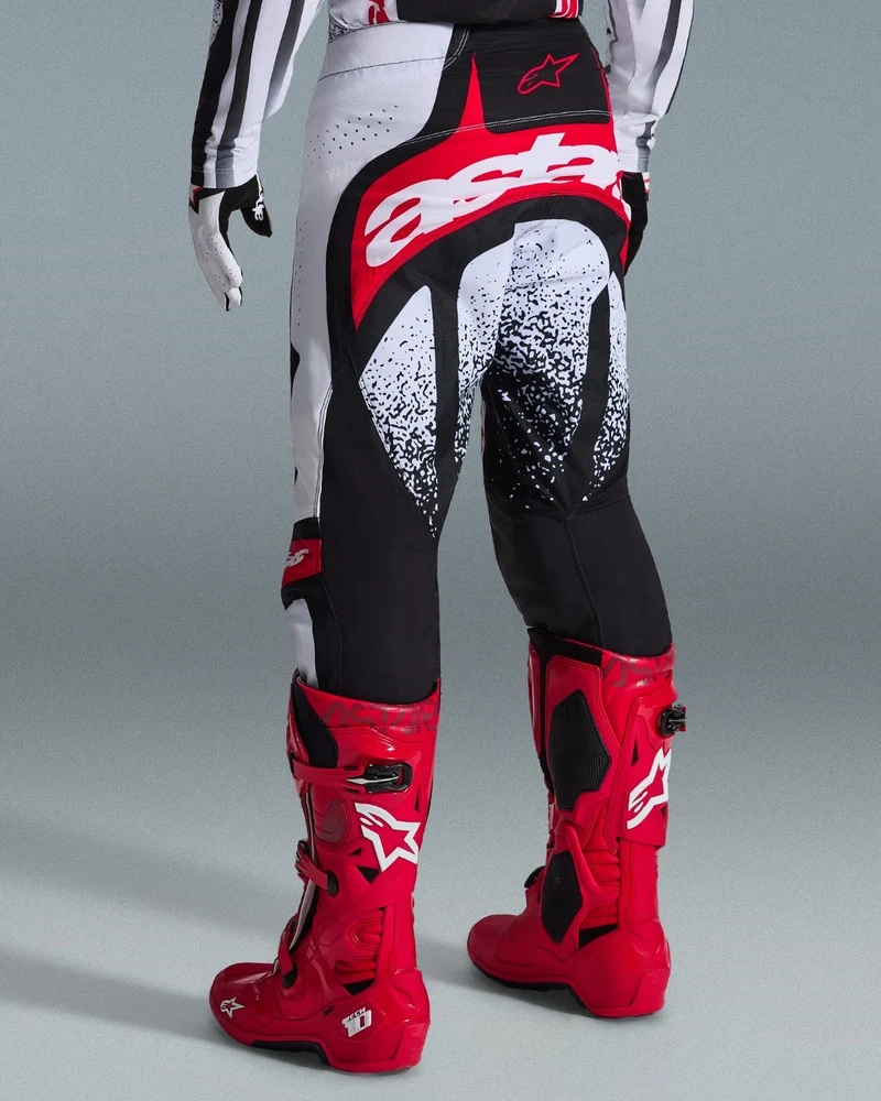 Pantalon Alpinestars Techstar Nomur - Noir/Blanc/Rouge