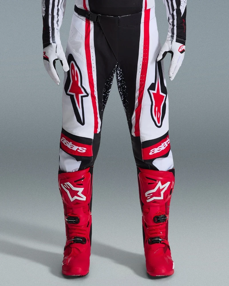Pantalon Alpinestars Techstar Nomur - Noir/Blanc/Rouge