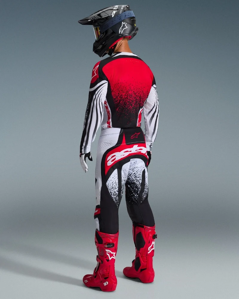 Pantalon Alpinestars Techstar Nomur - Noir/Blanc/Rouge