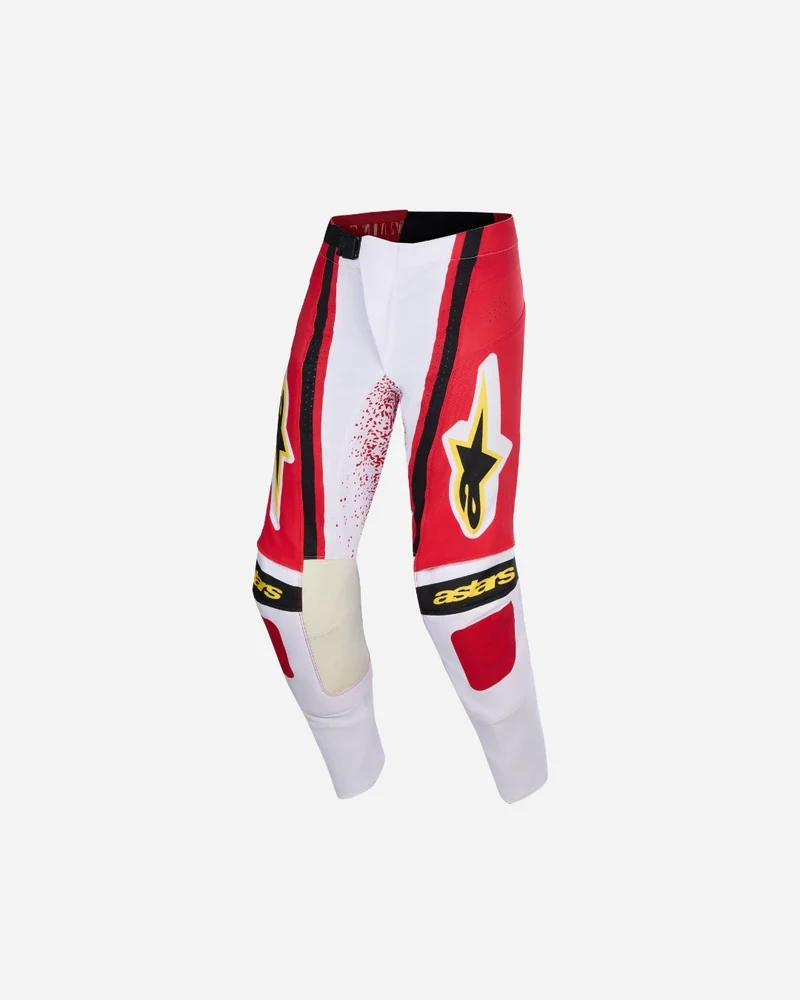 Pantalon Alpinestars Techstar Nomur - Gris clair/Rouge/Noir