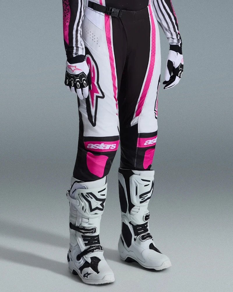 Pantalon femme Alpinestars Techstar Nomur - Noir/Blanc/Fuchsia