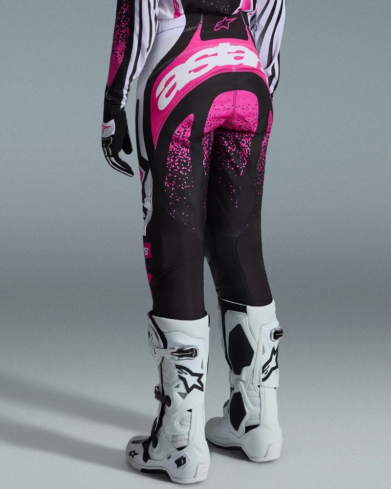 Pantalon femme Alpinestars Techstar Nomur - Noir/Blanc/Fuchsia