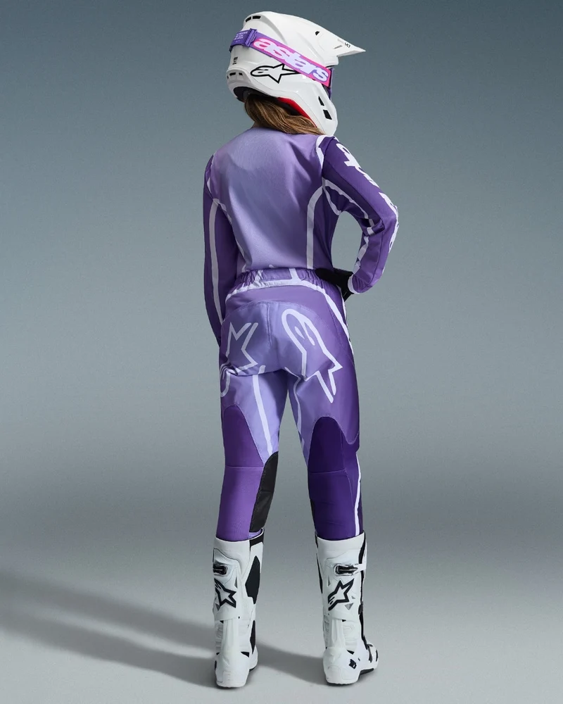 Pantalon femme Alpinestars Fluid Apex - Violet/Blanc