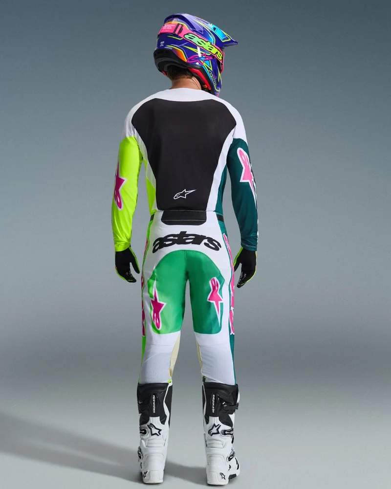 Pantalon Alpinestars Racer Portl - Vert/Blanc/Noir