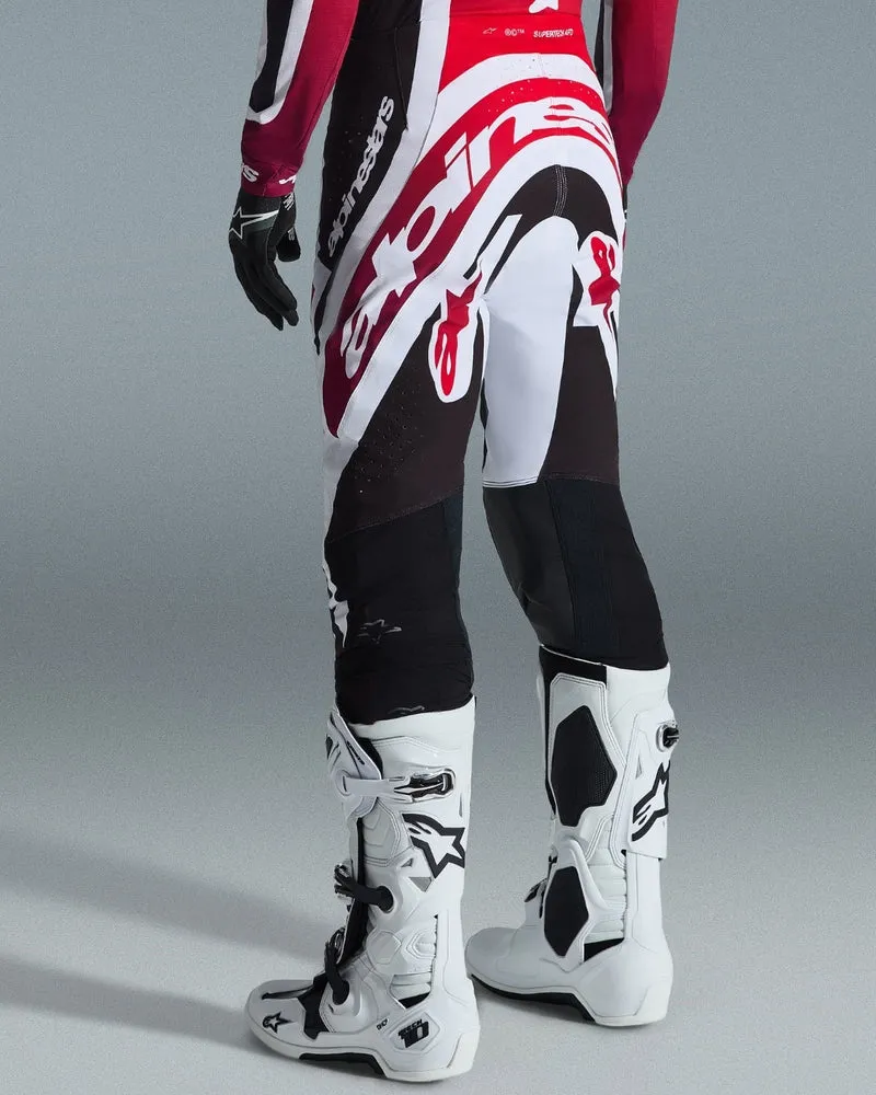 Pantalon Alpinestars Supertech Afd Vista - Noir/Rouge/Blanc