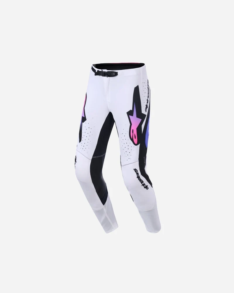 Pantalon Alpinestars Supertech Afd Vista - Blanc/Violet/Noir