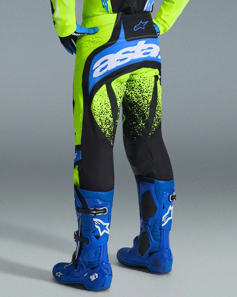 Pantalon Alpinestars Techstar Nomur - Marine foncé/Jaune Fluo/Bleu UCLA