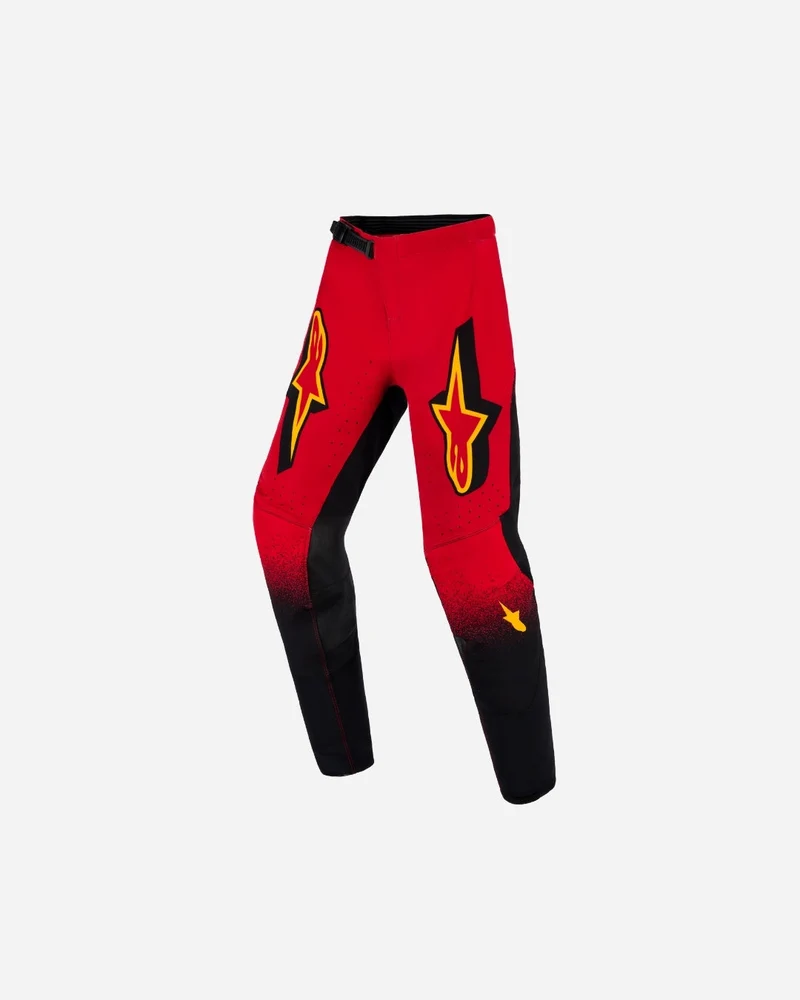 Pantalon enfant Alpinestars Supertech Scenz - Rouge/Noir/Jaune
