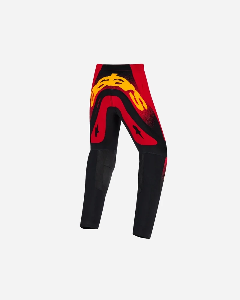 Pantalon enfant Alpinestars Supertech Scenz - Rouge/Noir/Jaune
