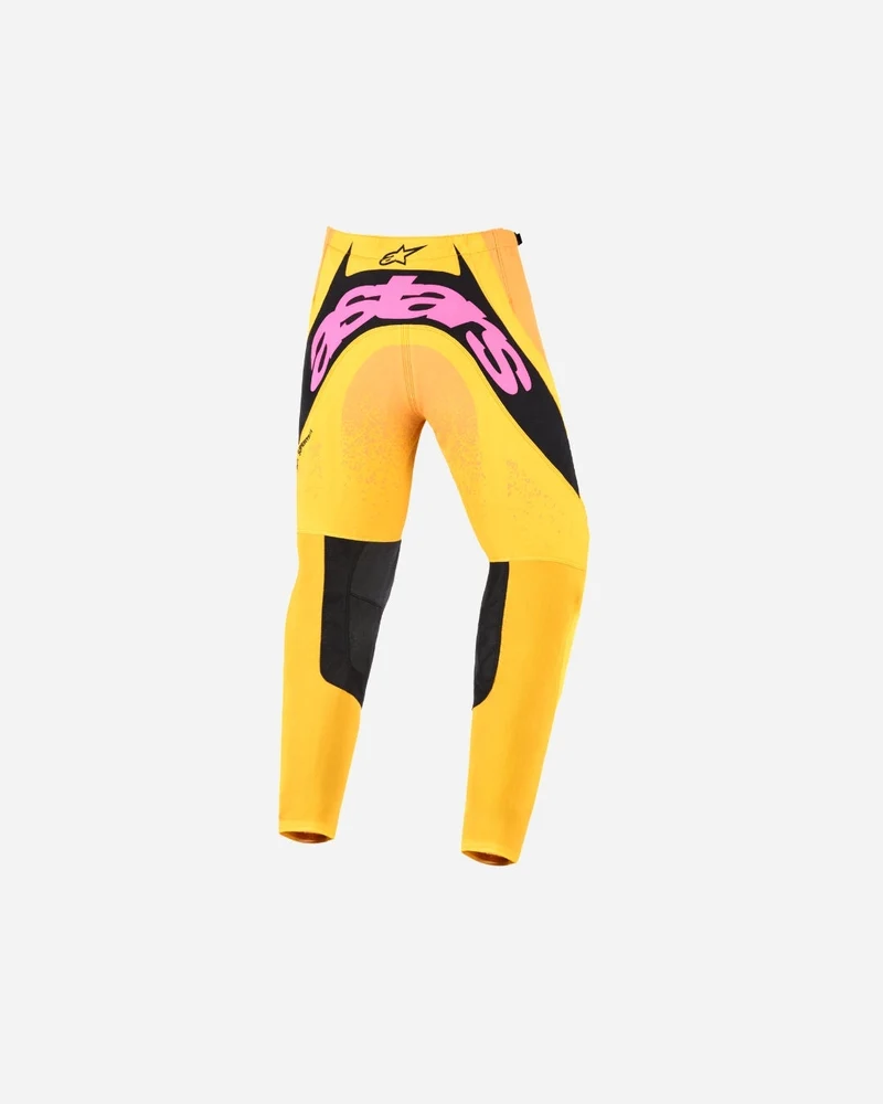 Pantalon enfant Alpinestars Supertech Nomur - Orange/Jaune/Rose