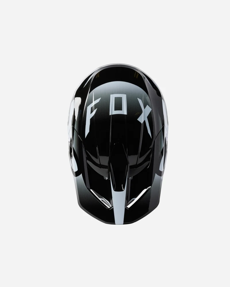 Visière Jeunes Fox Racing V1 Leed - Noir/Blanc