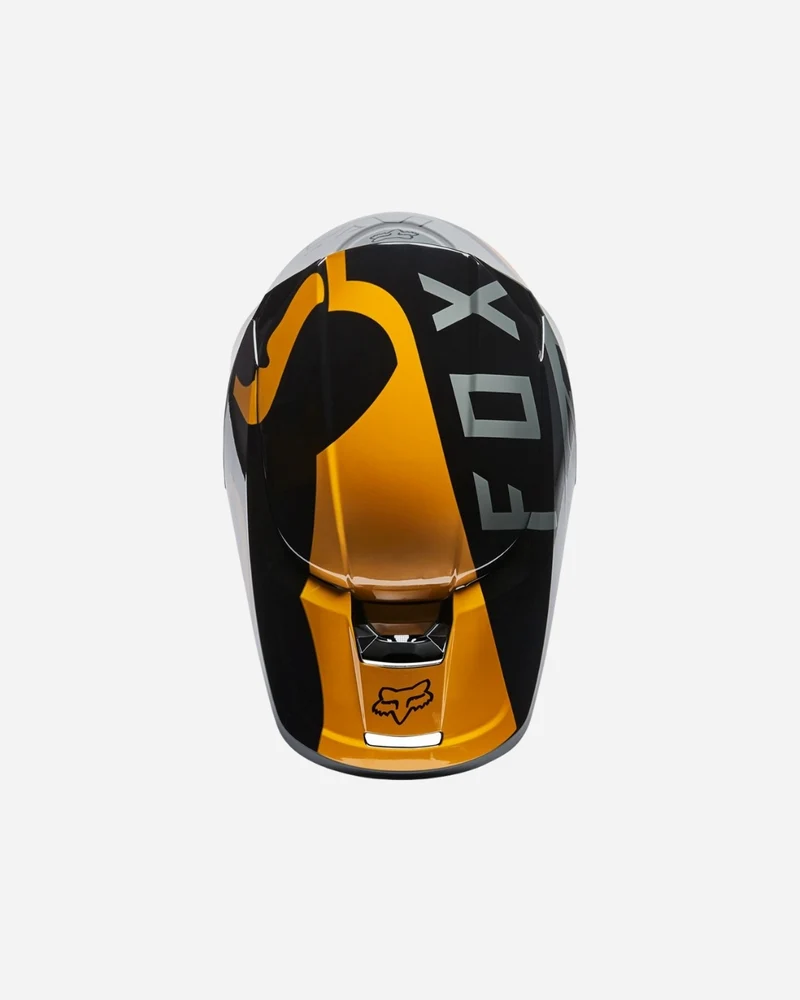 Visière Jeunes Fox Racing V1 Skew - Noir/Or