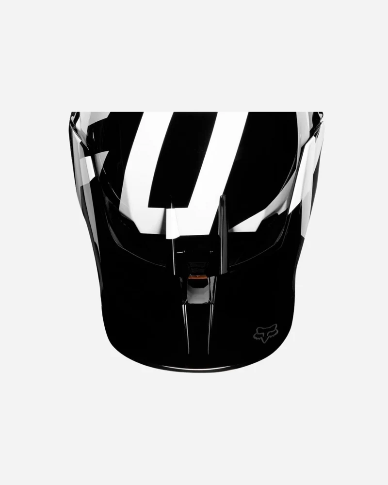 Visière Fox Racing V3 Preest Édition Limitée - Noir/Rouge