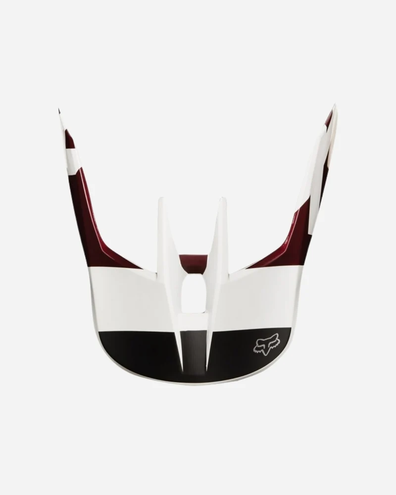 Visière Fox Racing V3 Preest - Rouge Foncé