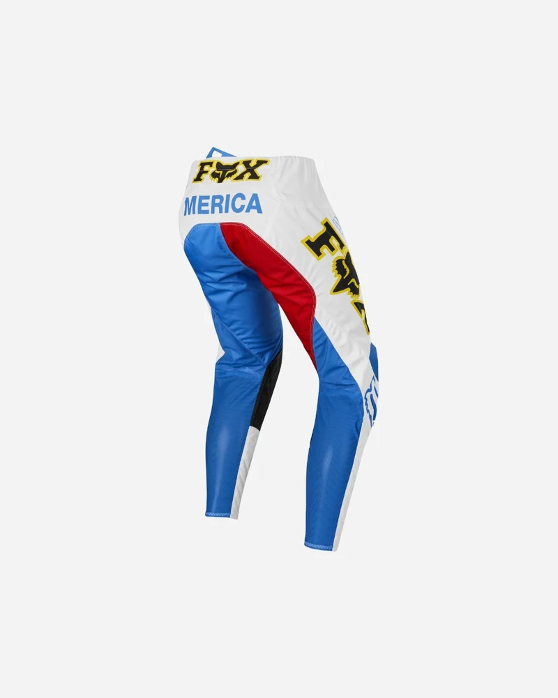 Pantalon Fox Racing 180 RWT Édition Spéciale - Blanc/Rouge/Bleu