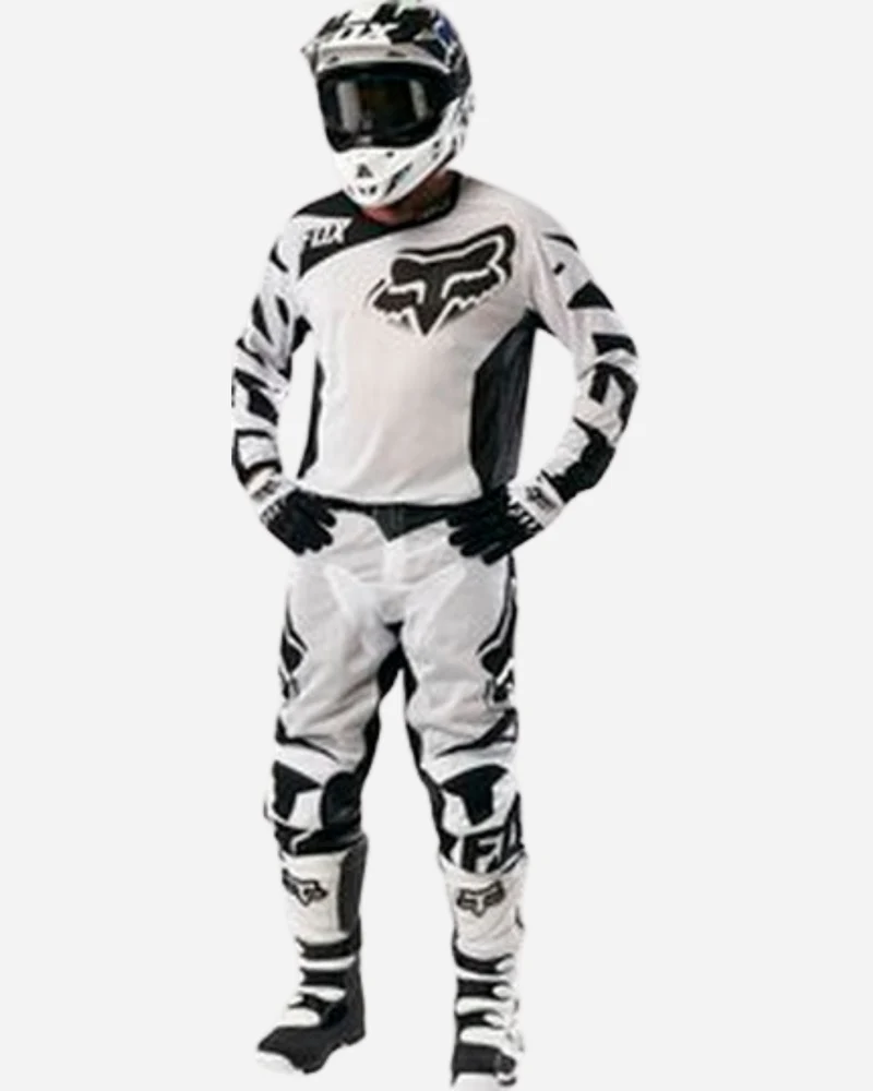 Pantalon Fox Racing 180 Race Airline - Blanc