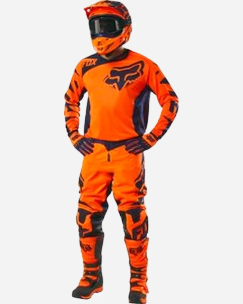 Pantalon Fox Racing 180 Race - Orange/Bleu