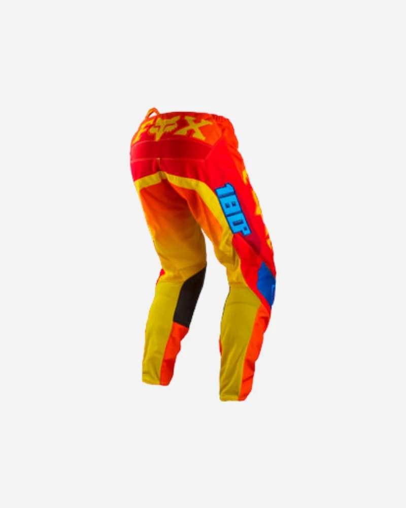 Pantalon Fox Racing 180 Imperial - Rouge/Jaune