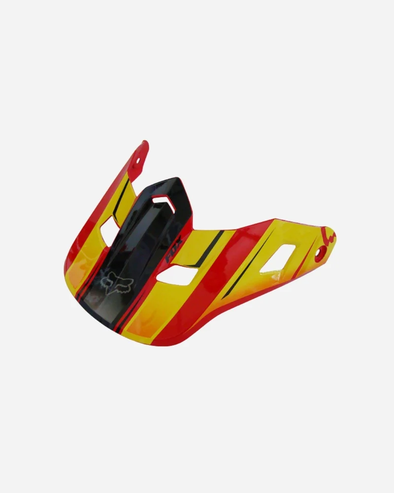 Visière Fox Racing V2 Race - Rouge/Jaune