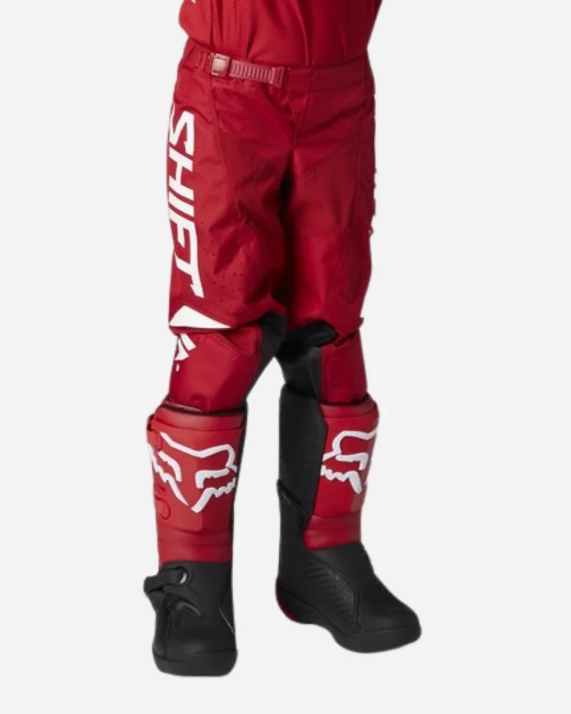 Pantalon Enfant Shift Racing White Label Trac - Rouge