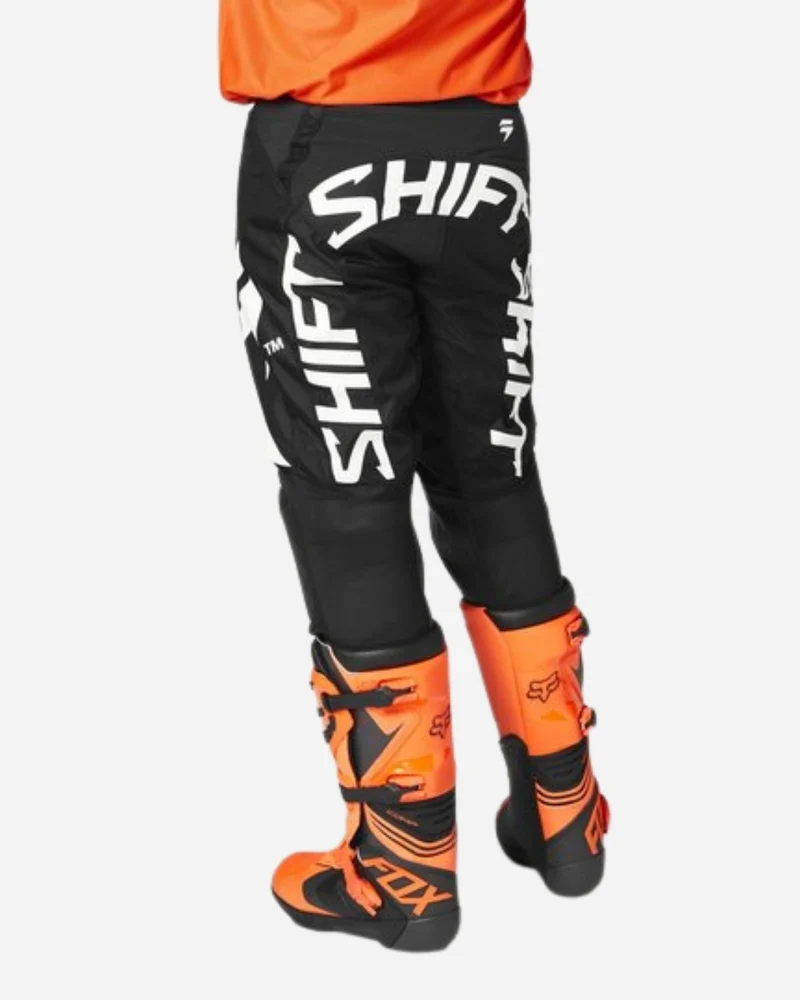 Pantalon Shift Racing White Label Rokr - Noir/Blanc