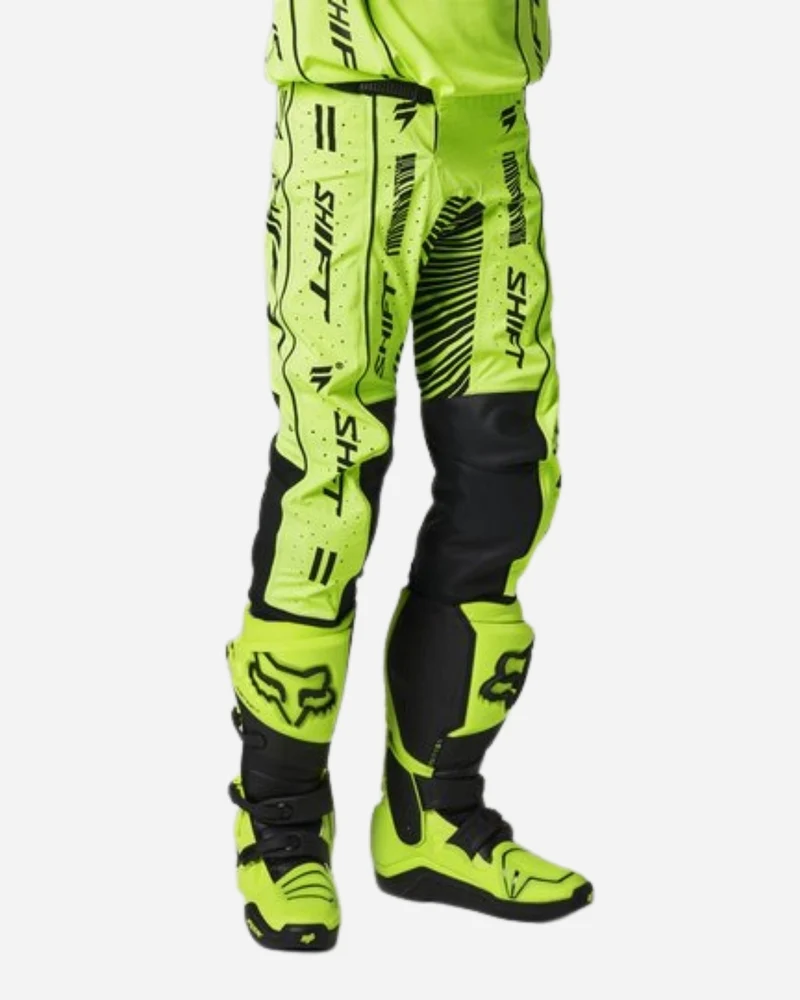 Pantalon Shift Racing Blue Label Cuda Sul - Jaune fluo