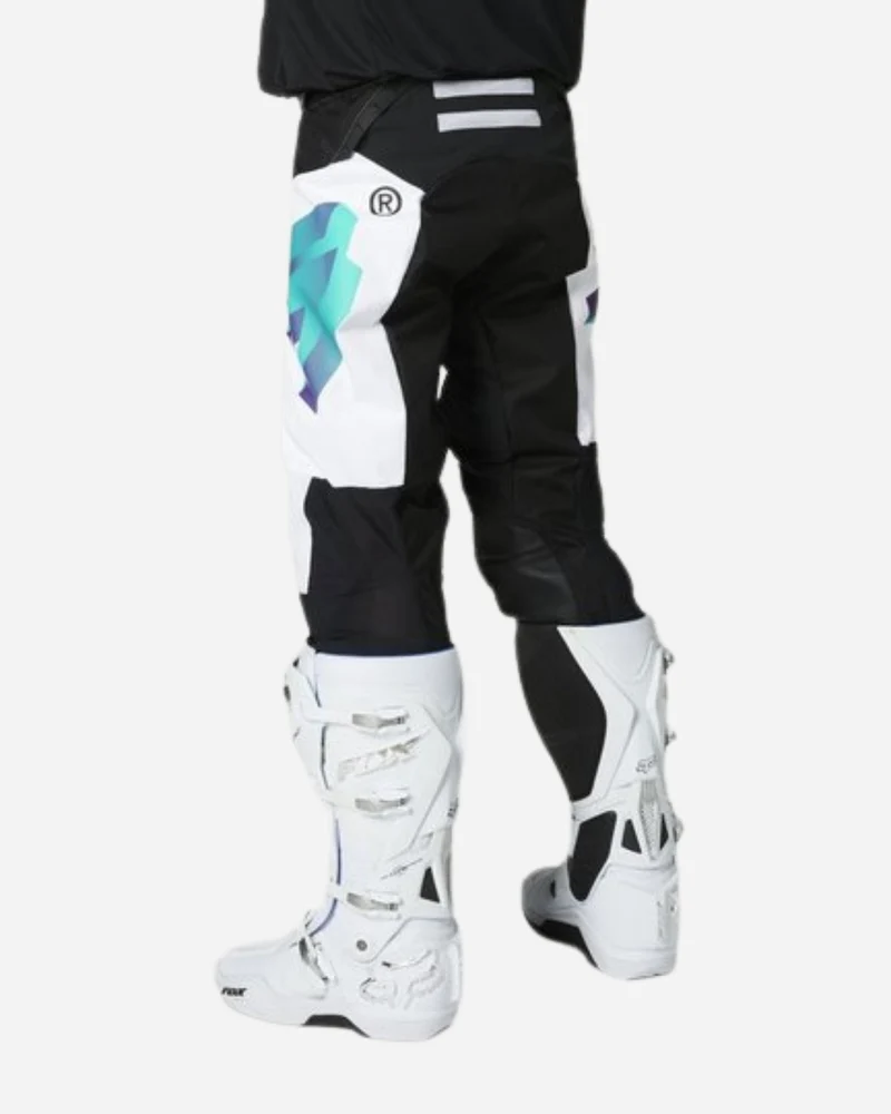 Pantalon Shift Racing Black Label UV - Blanc/Ultraviolet